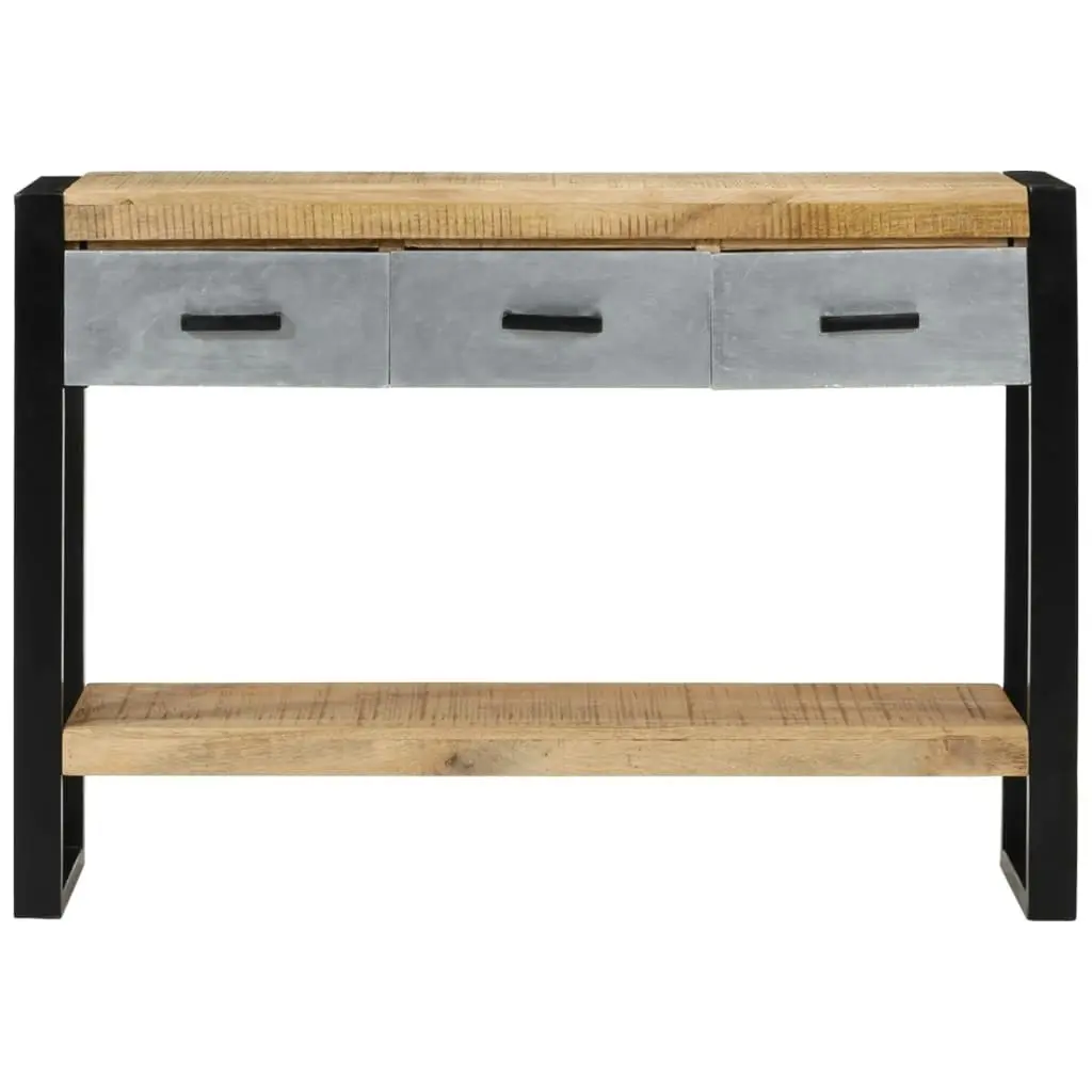 Console Table 110x30x76 cm Solid Rough Wood Mango 351619