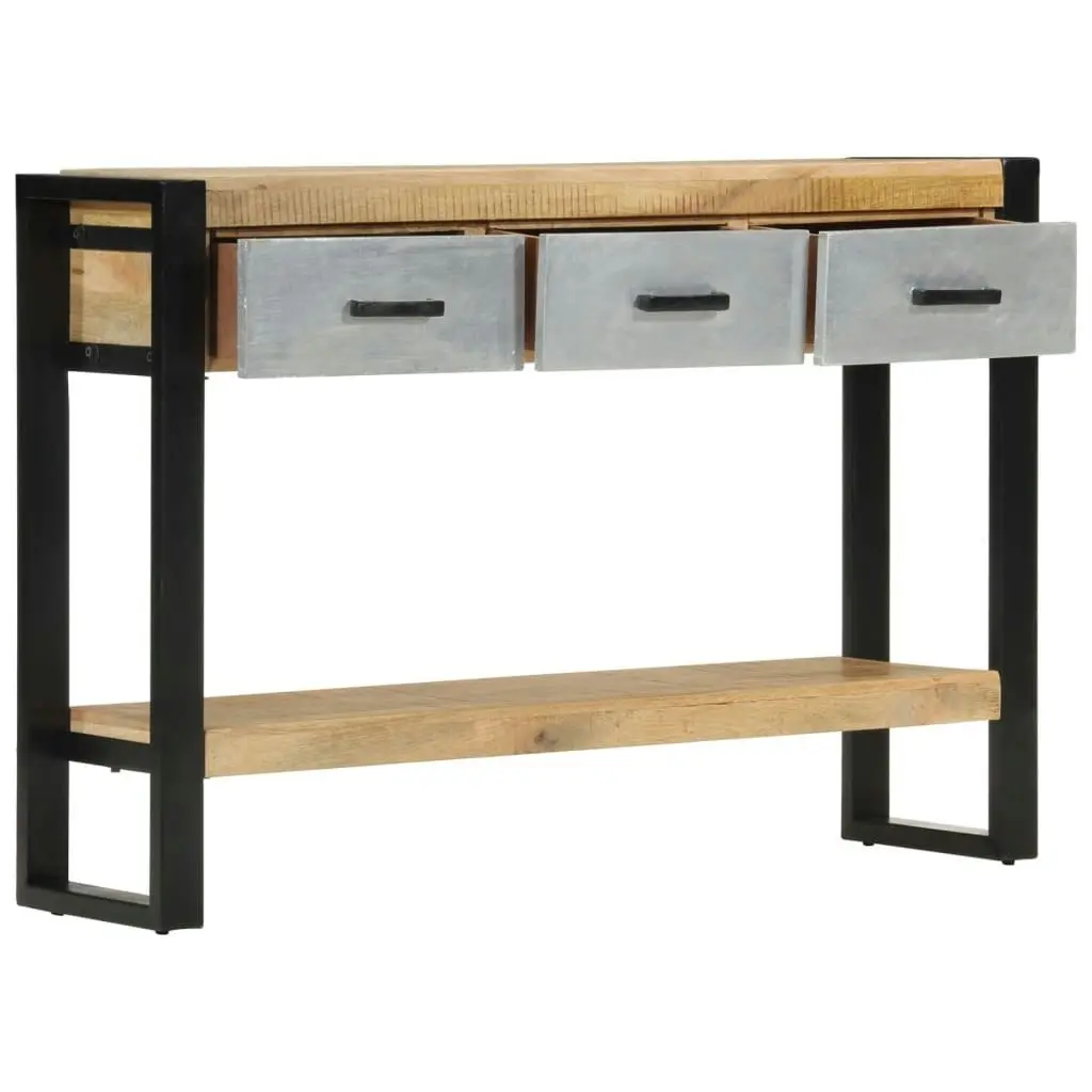 Console Table 110x30x76 cm Solid Rough Wood Mango 351619