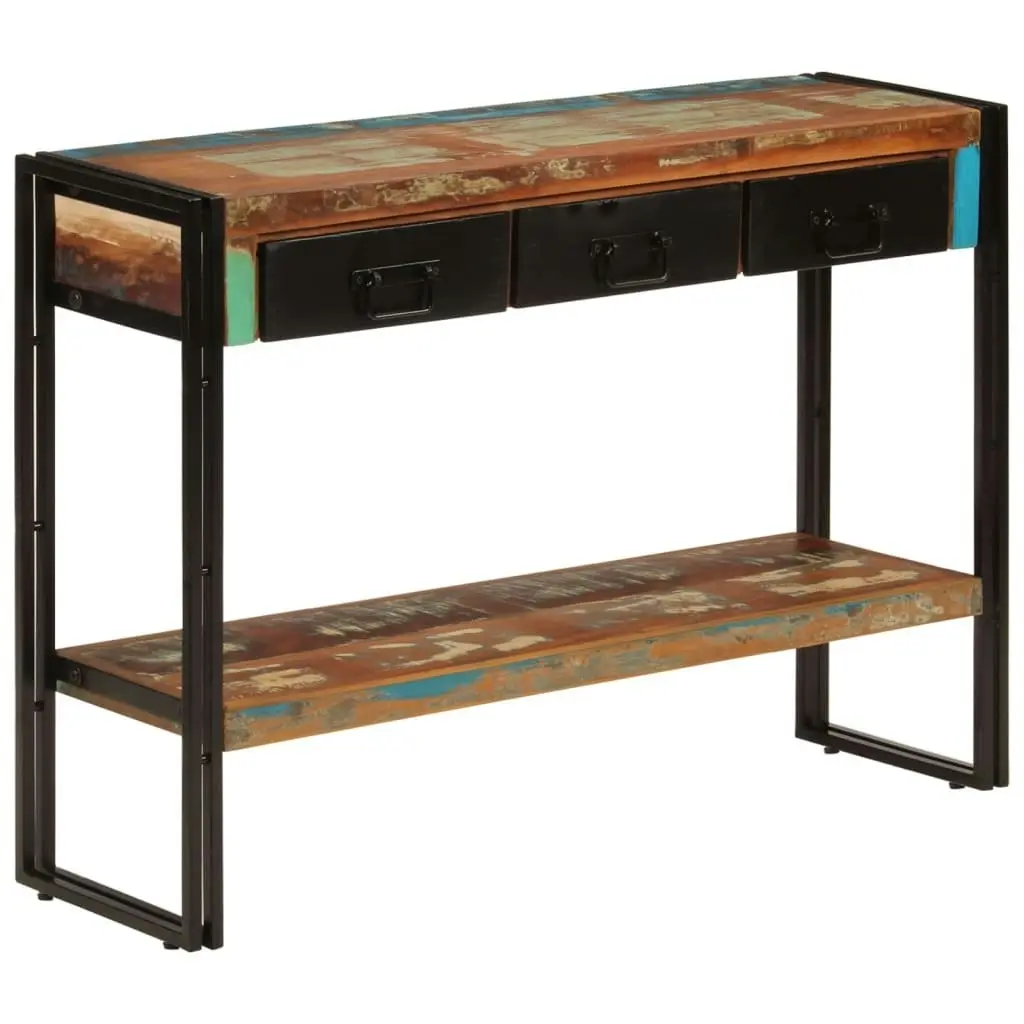 Console Table 110x30x76 cm Solid Wood Reclaimed 348158