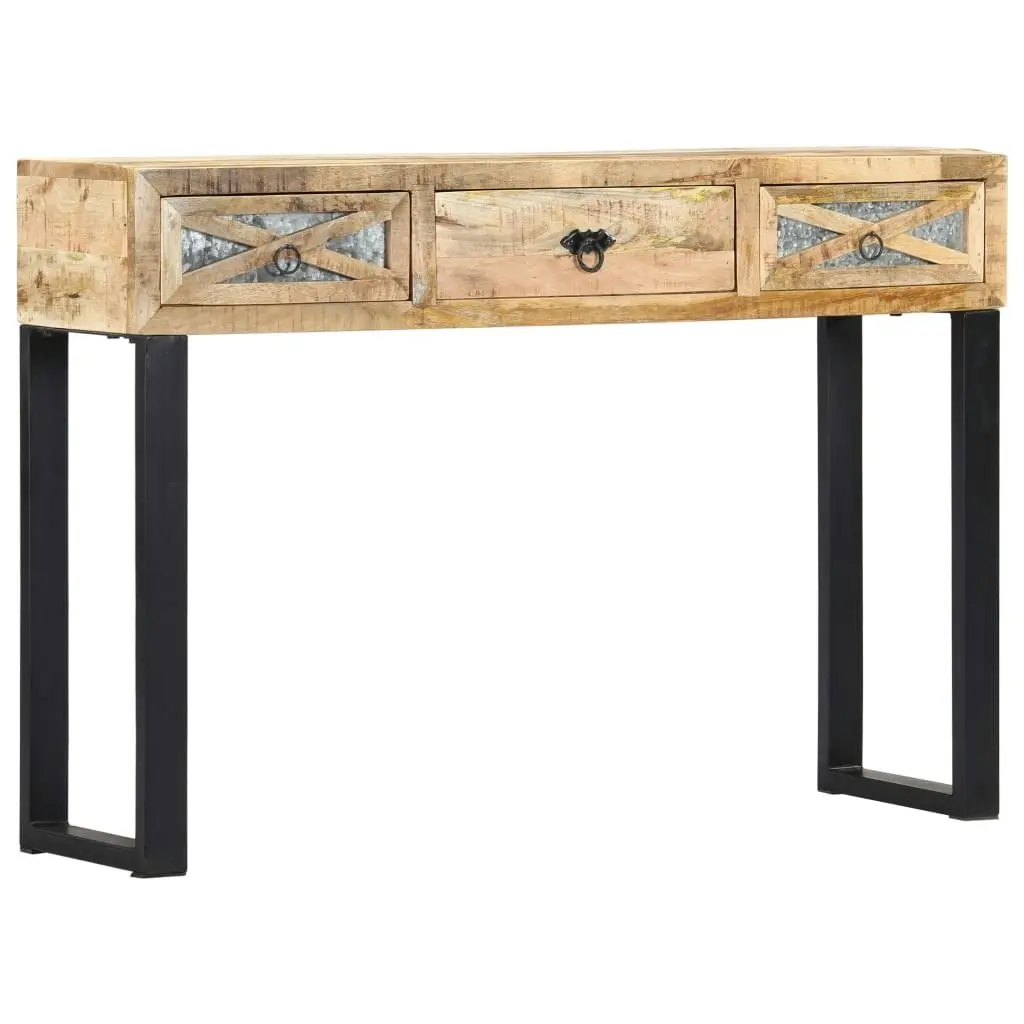 Console Table 110x30x76 cm Solid Mango Wood 282761