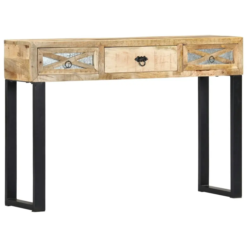 Console Table 110x30x76 cm Solid Mango Wood 282761