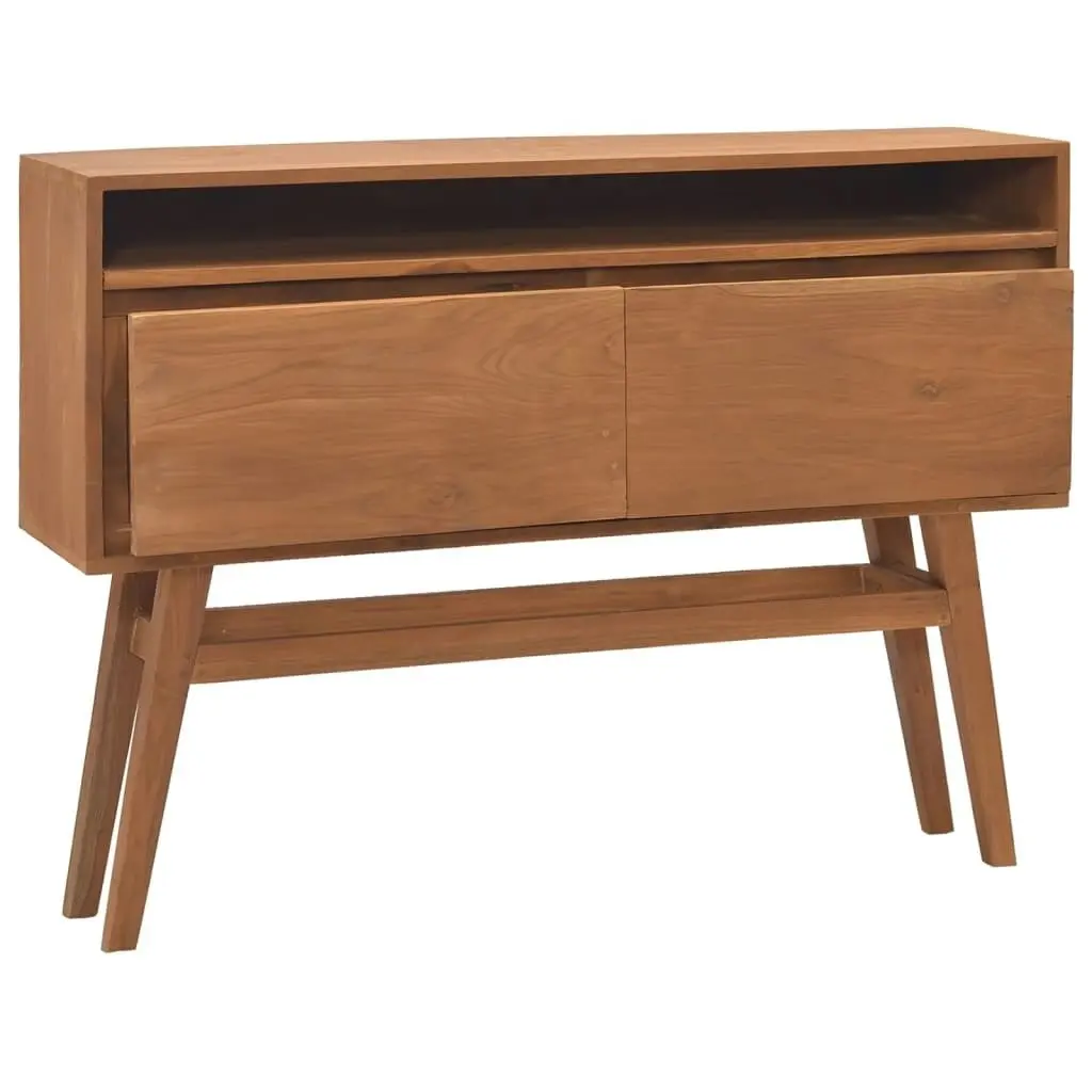 Console Table 110x30x79 cm Solid Teak Wood 326136