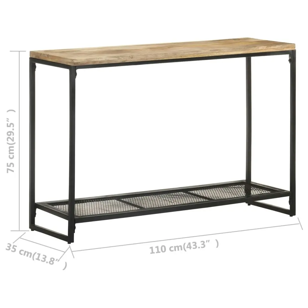 Console Table 110x35x75 cm Solid Mango Wood 320247