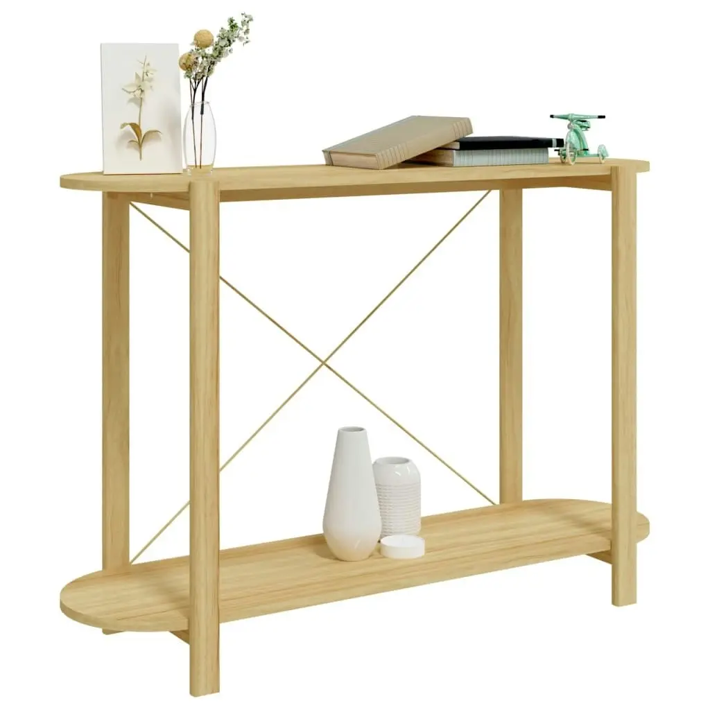 Console Table 110x38x75 cm Engineered Wood 345692