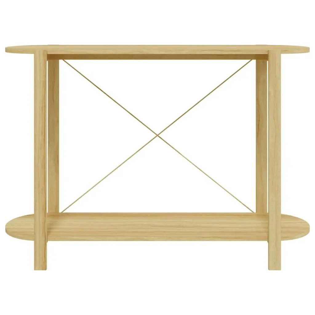 Console Table 110x38x75 cm Engineered Wood 345692