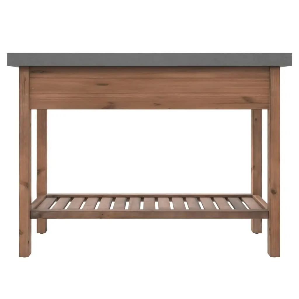 Console Table 110x35x80 cm Solid Wood Fir 340768