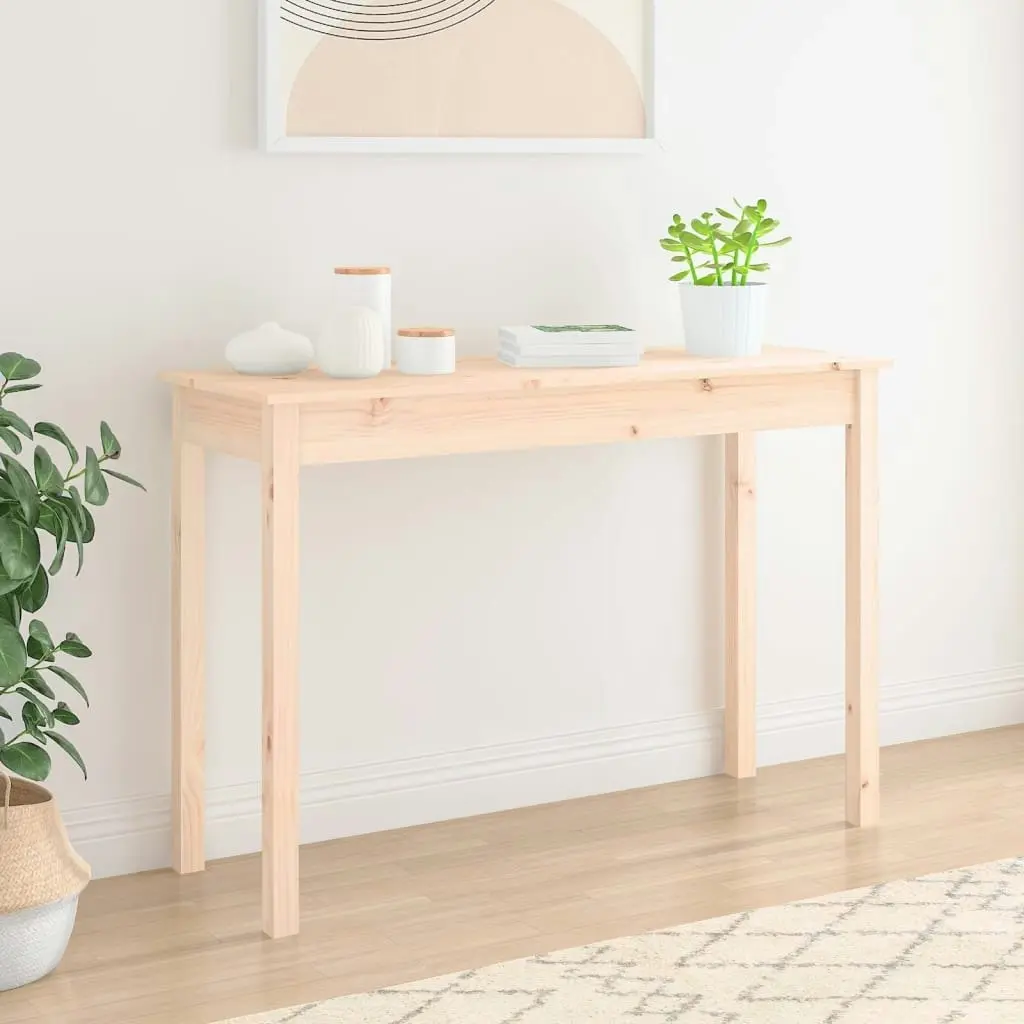 Console Table 110x40x75 cm Solid Wood Pine 814239