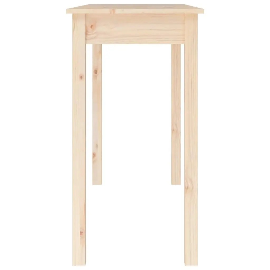 Console Table 110x40x75 cm Solid Wood Pine 814239