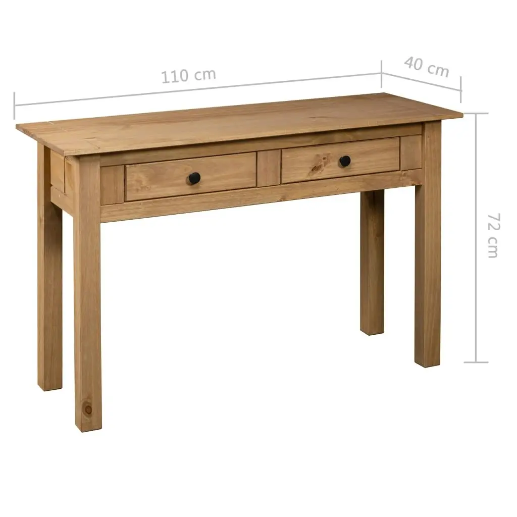 Console Table 110x40x72 cm Solid Pine Wood Panama Range 282679