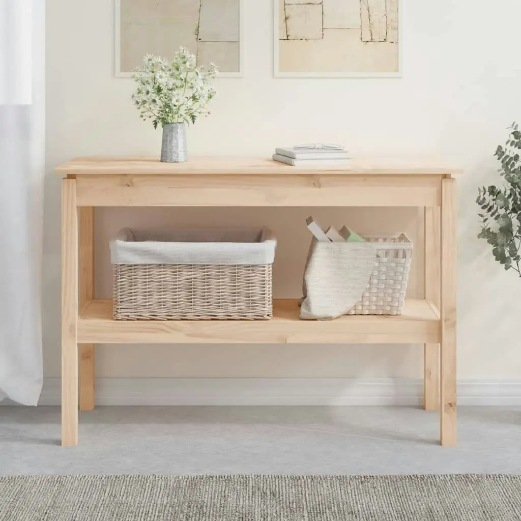 Console Table 110x40x75 cm Solid Wood Pine 814299