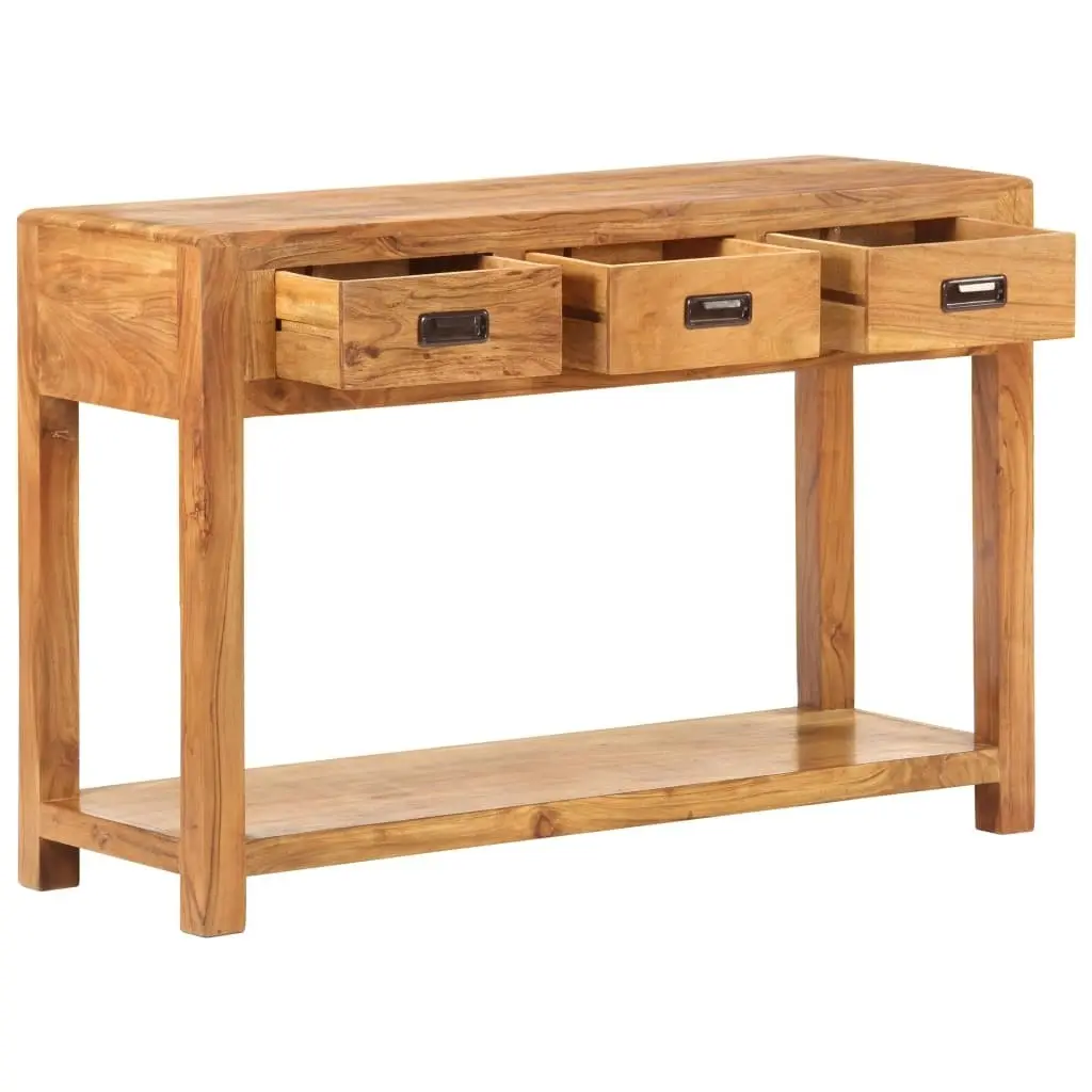 Console Table 110x40x76 cm Solid Acacia Wood Honey Finish 289631