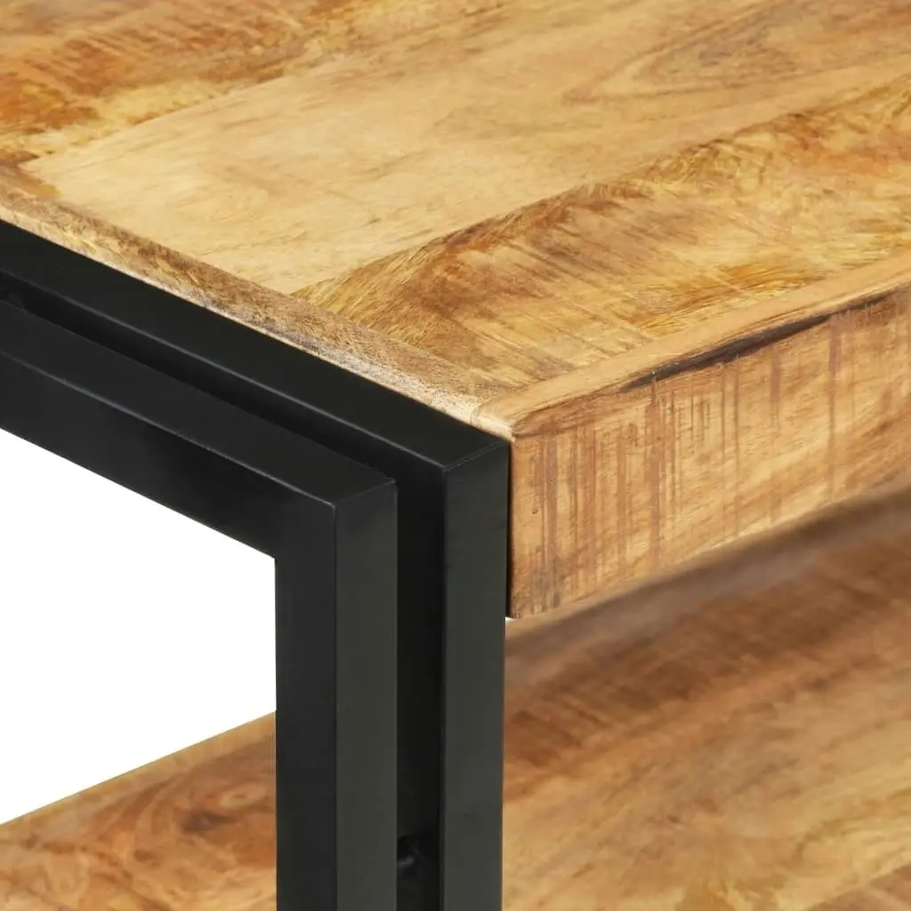 Console Table 120x30x75 cm Rough Mango Wood 321099