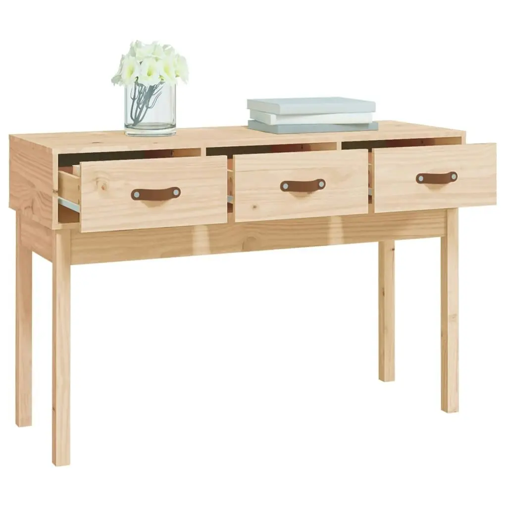 Console Table 114x40x75 cm Solid Wood Pine 821754