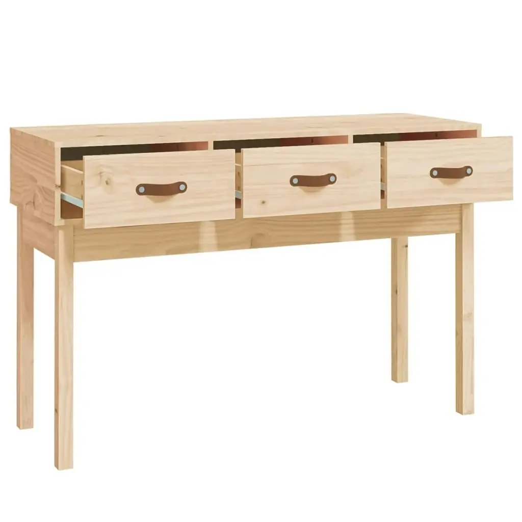 Console Table 114x40x75 cm Solid Wood Pine 821754