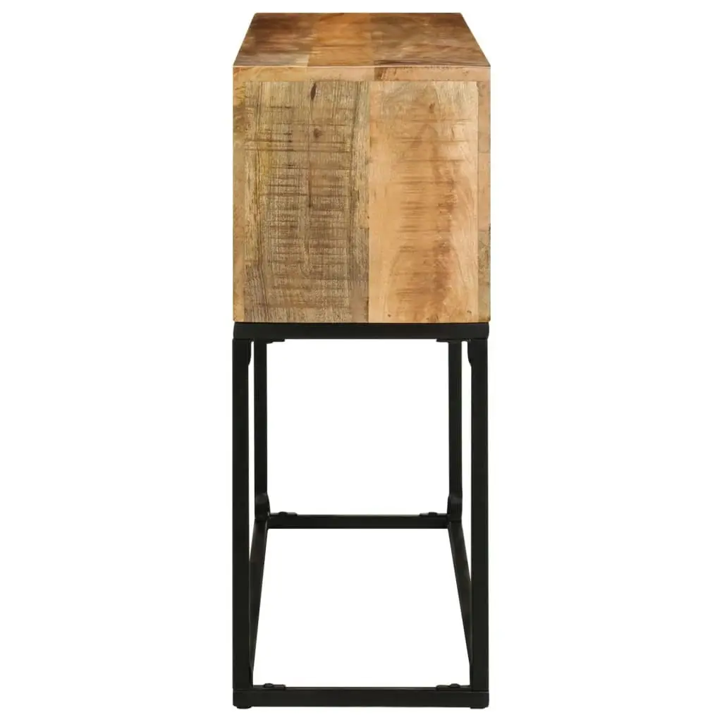 Console Table 120x30x75 cm Rough Mango Wood 320820