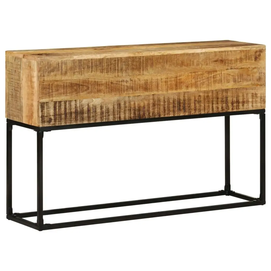 Console Table 120x30x75 cm Rough Mango Wood 320820