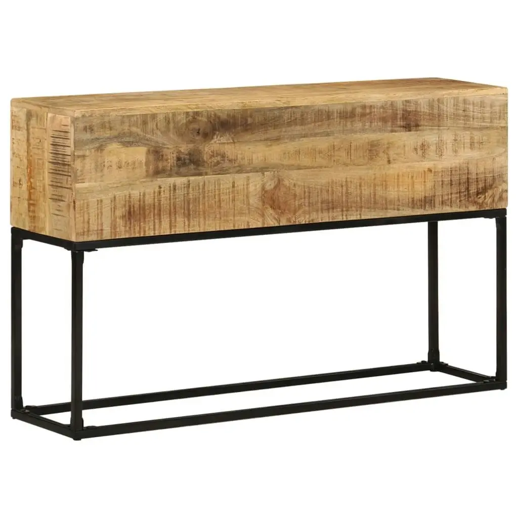 Console Table 120x30x75 cm Rough Mango Wood 320820