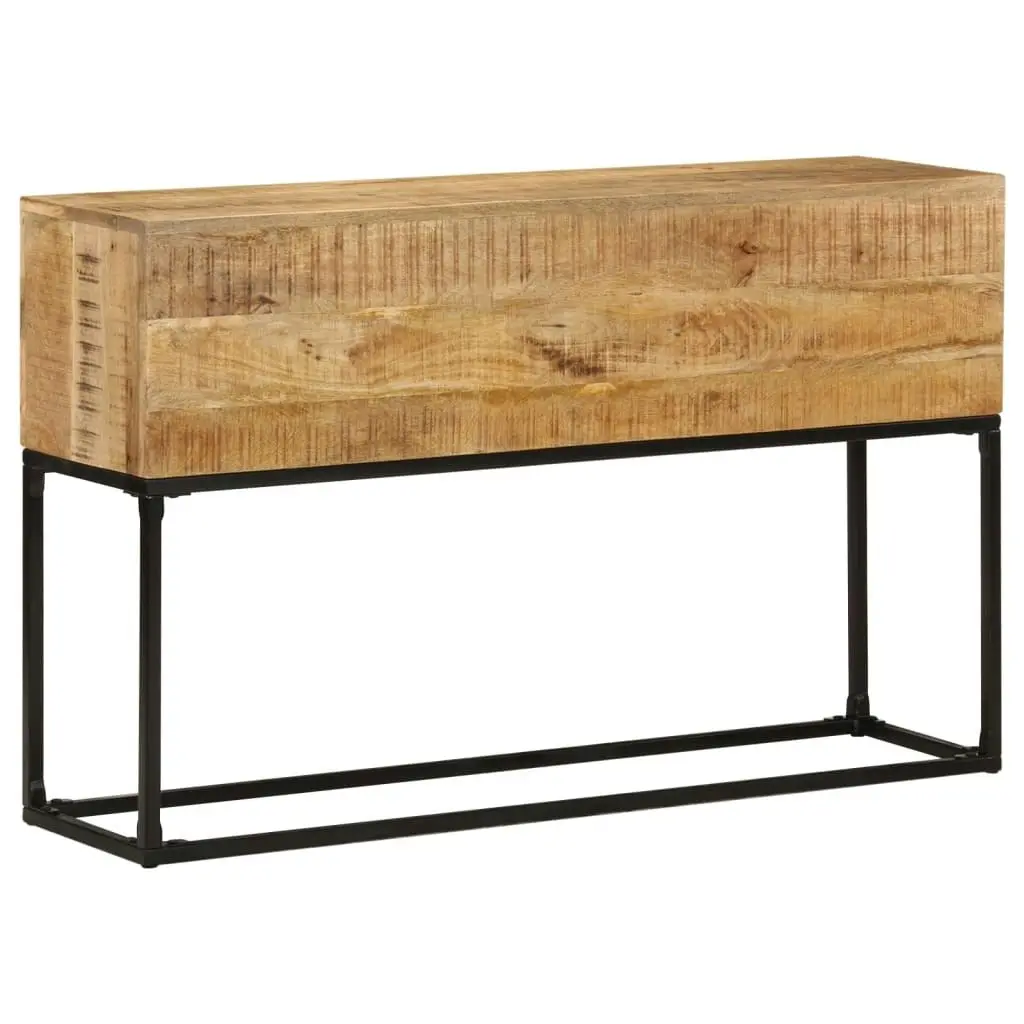 Console Table 120x30x75 cm Rough Mango Wood 320820