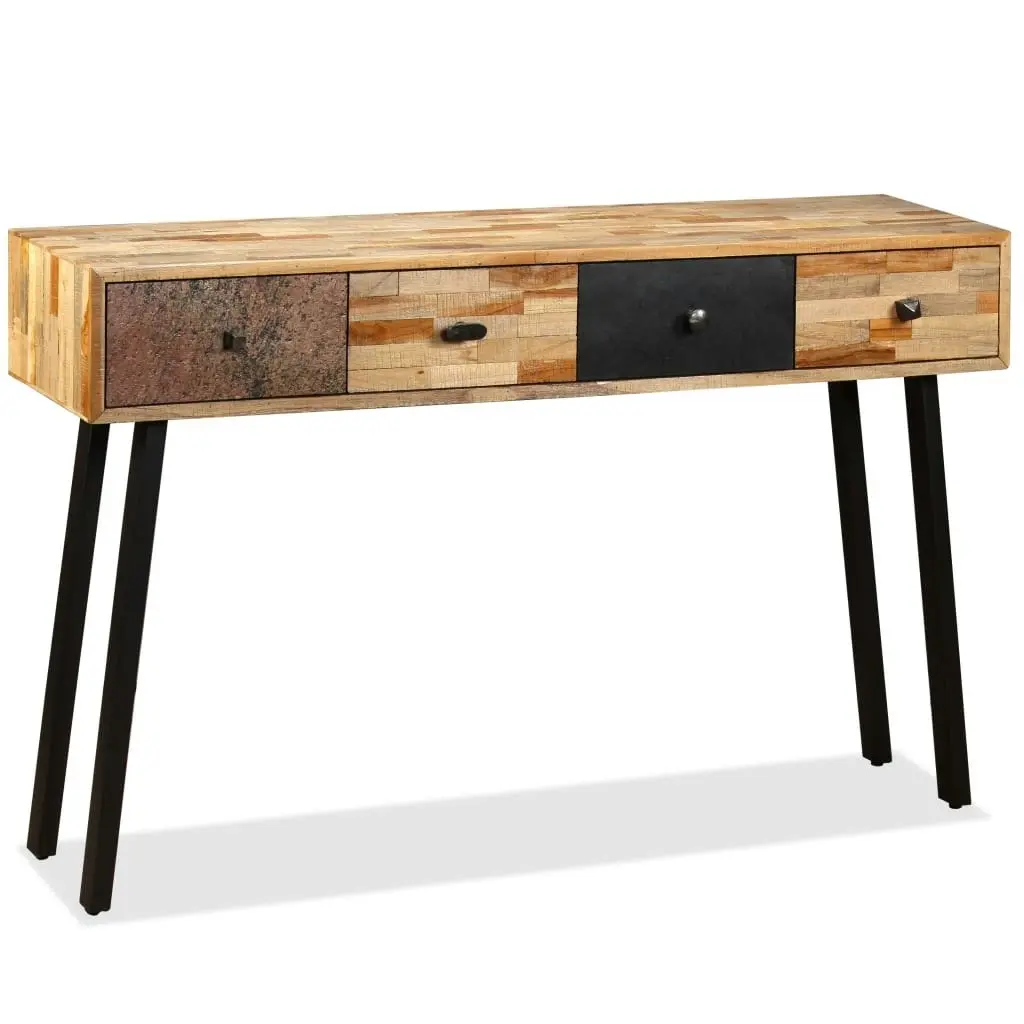 Console Table 120x30x76 cm Solid Reclaimed Teak 245403