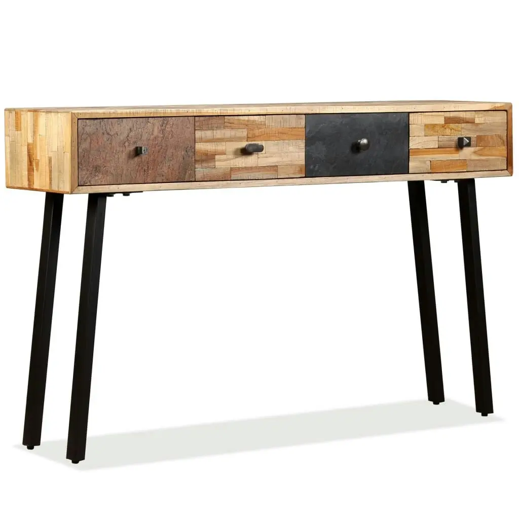 Console Table 120x30x76 cm Solid Reclaimed Teak 245403