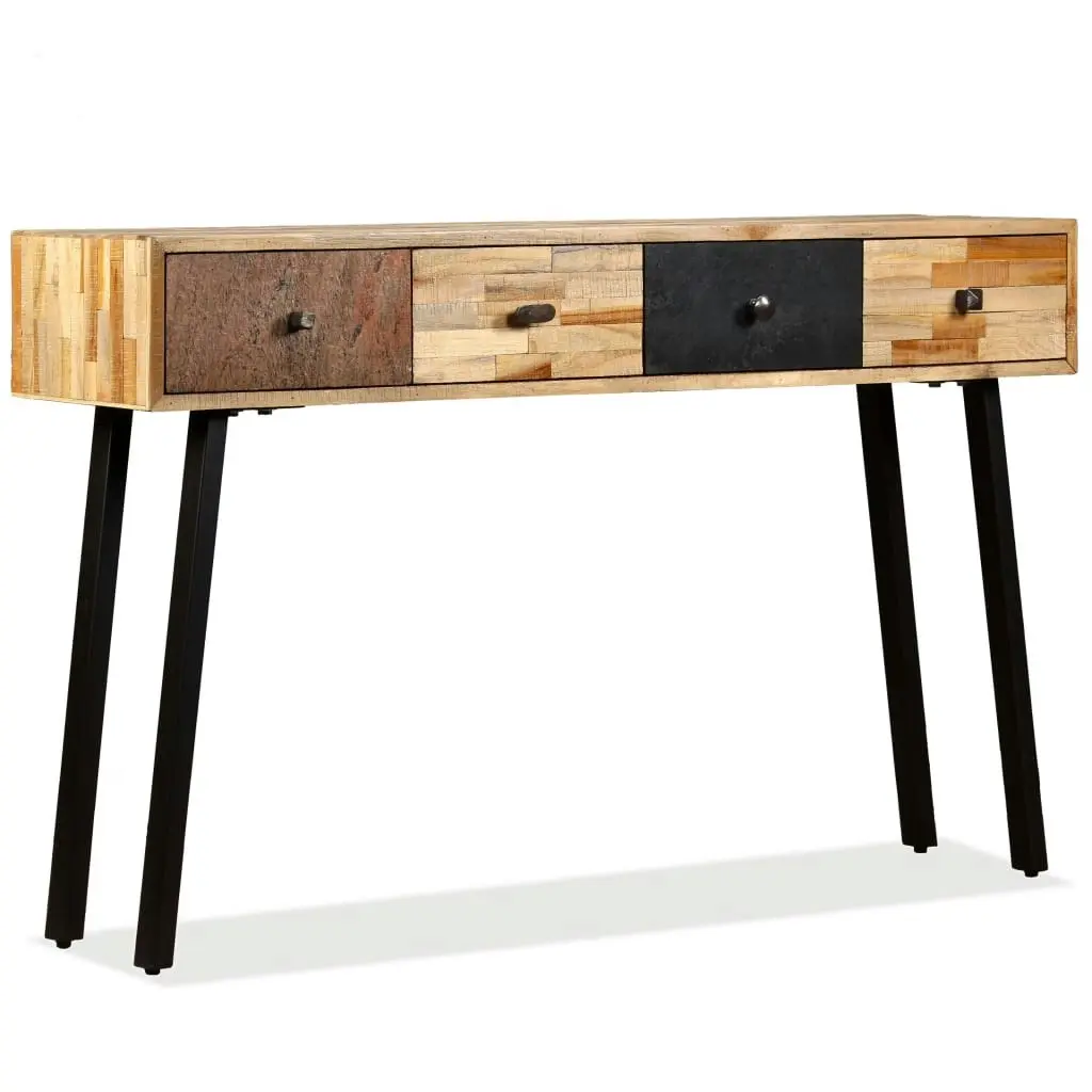 Console Table 120x30x76 cm Solid Reclaimed Teak 245403