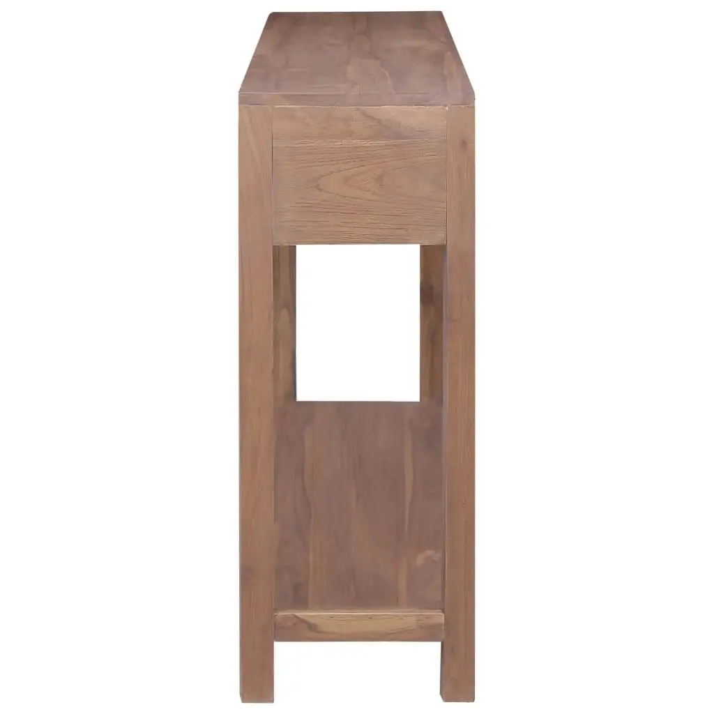 Console Table 145x30x80 cm Solid Teak Wood 287737