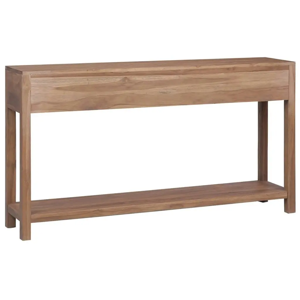 Console Table 145x30x80 cm Solid Teak Wood 287737