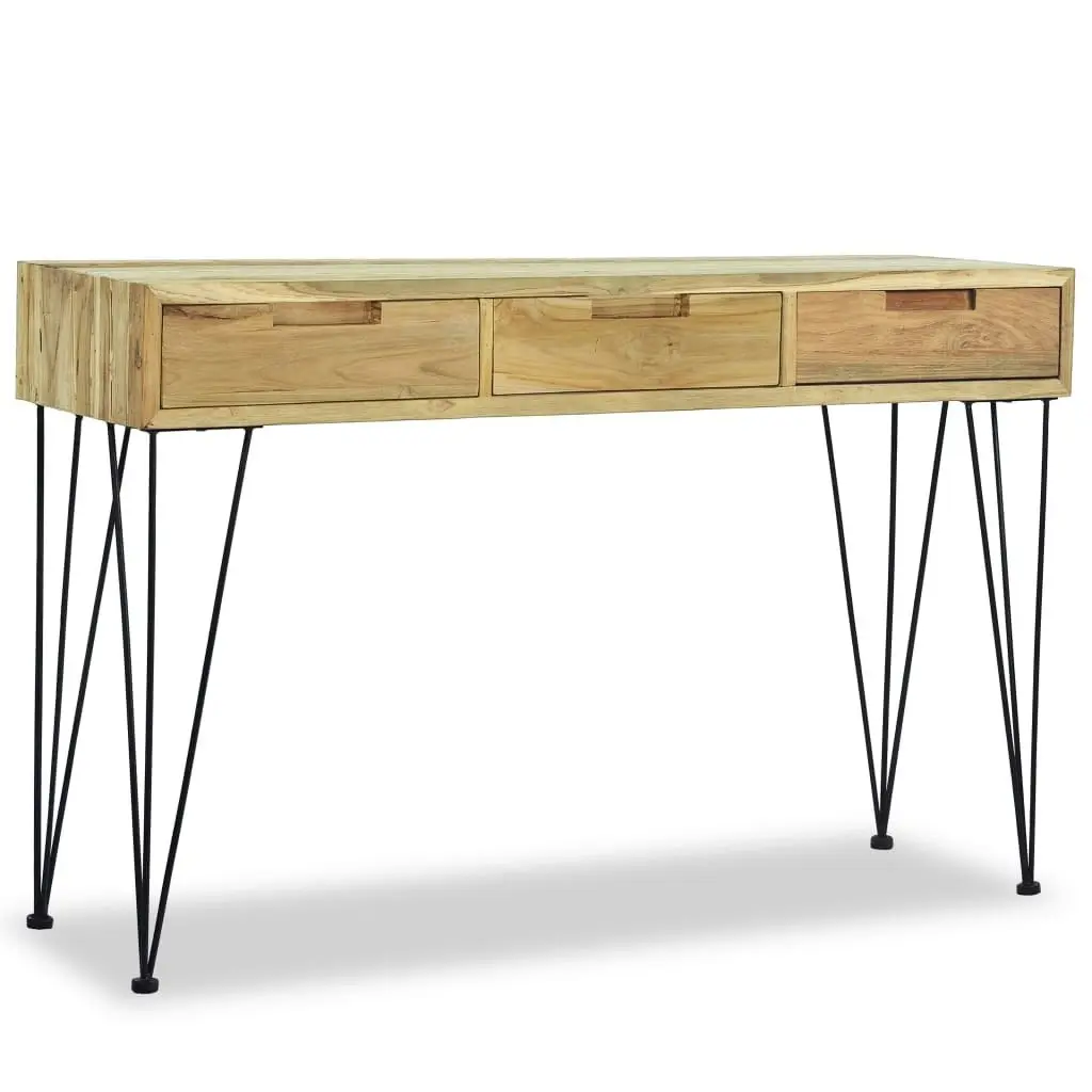 Console Table 120x35x76 cm Solid Teak 244573