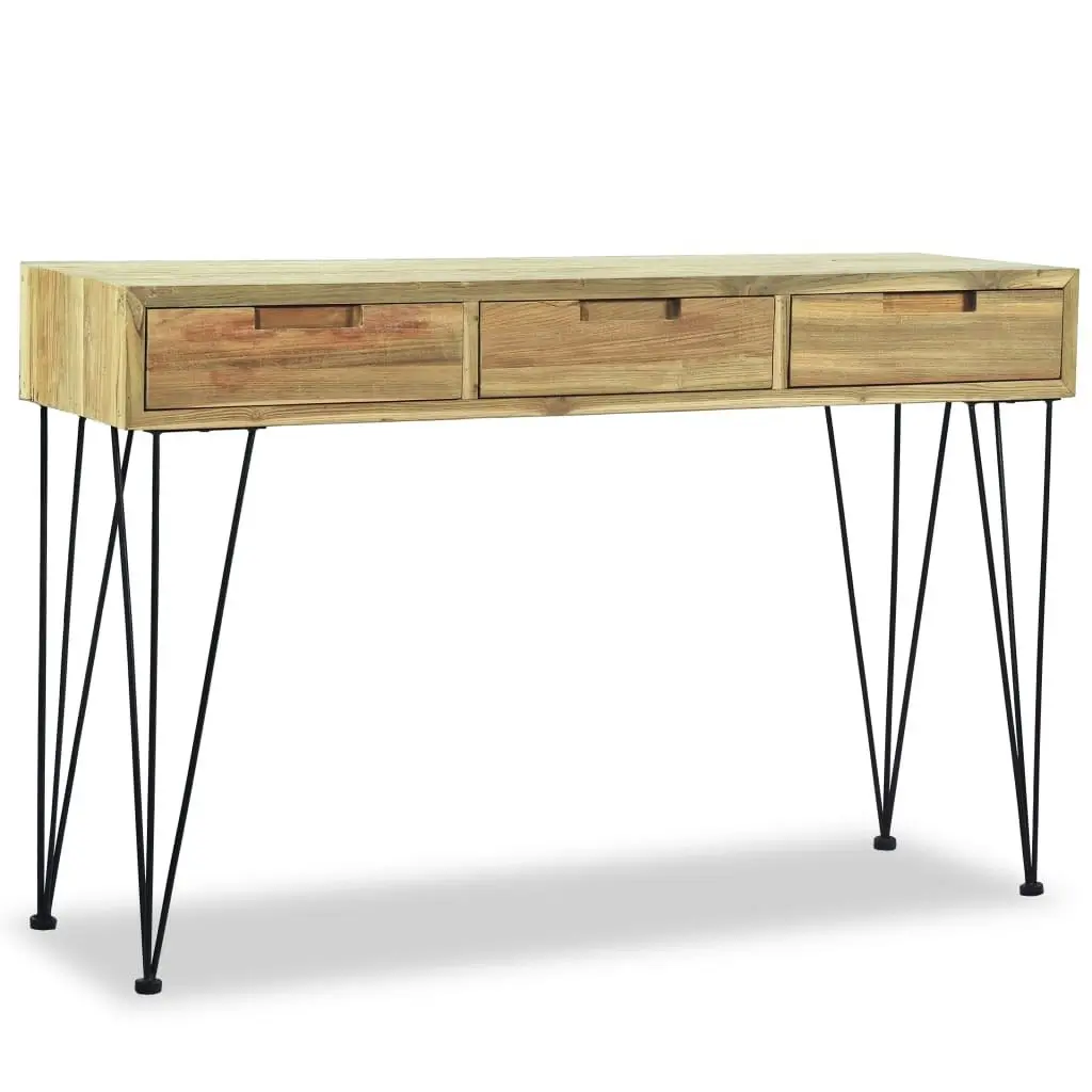 Console Table 120x35x76 cm Solid Teak 244573