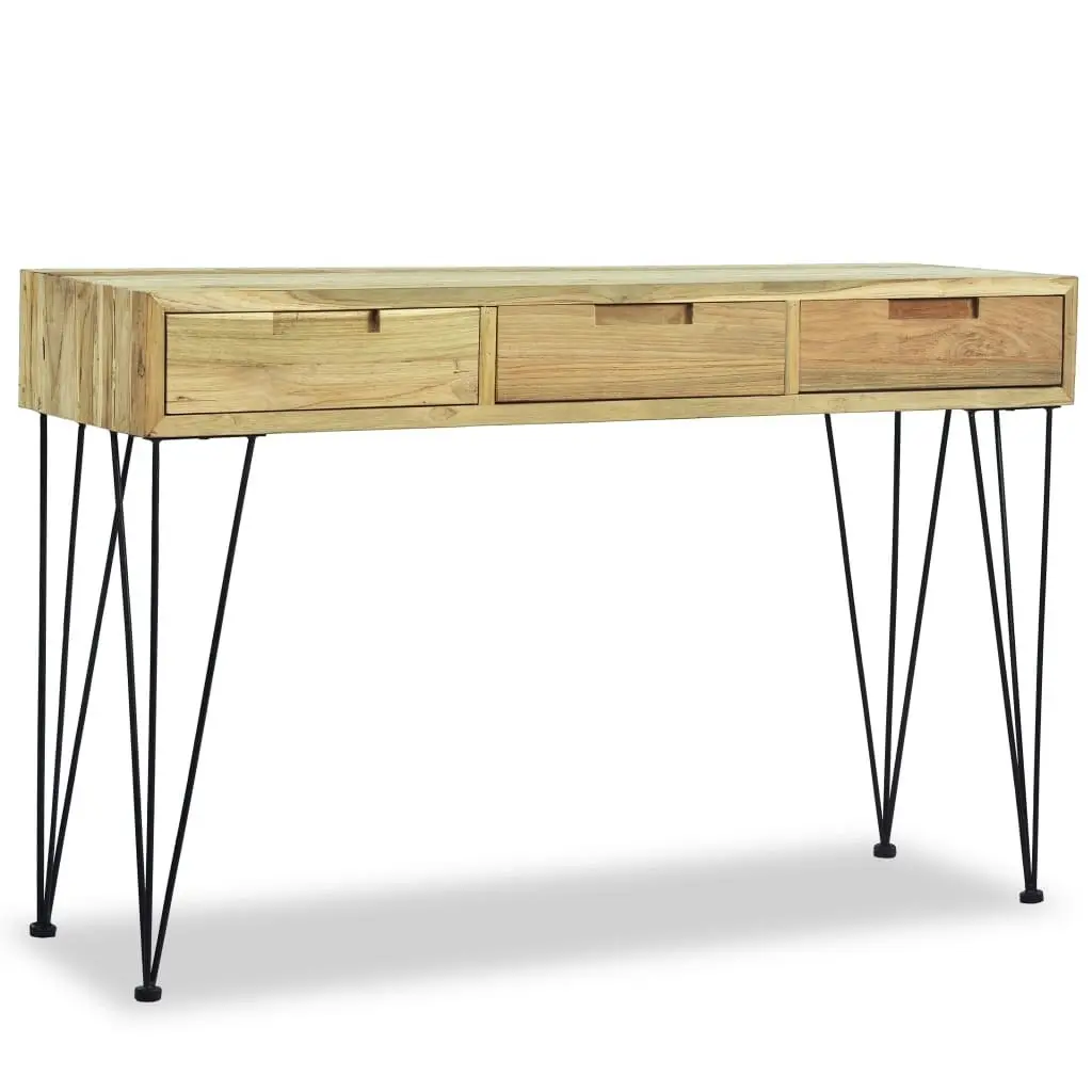 Console Table 120x35x76 cm Solid Teak 244573