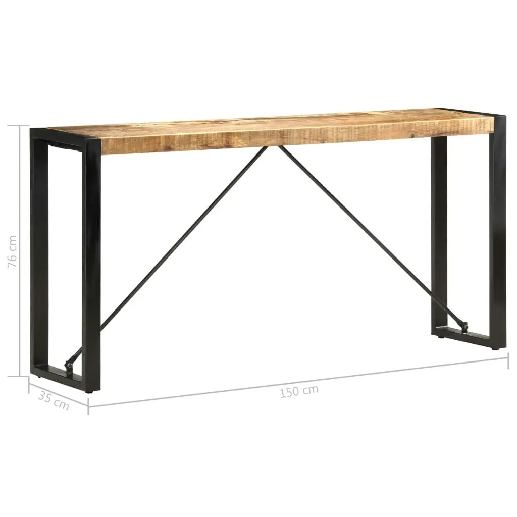 Console Table 150x35x76 cm Solid Mango Wood 285948