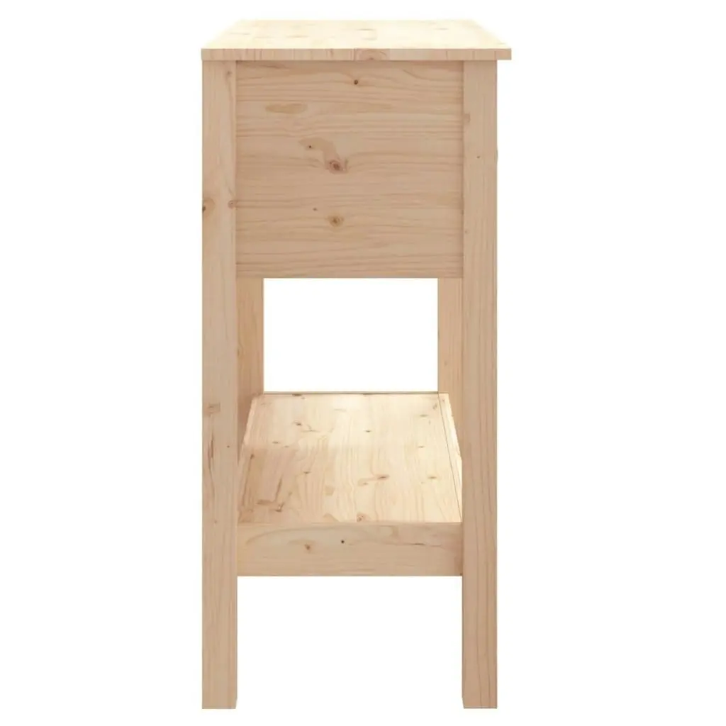 Console Table 75x35x75 cm Solid Wood Pine 814619