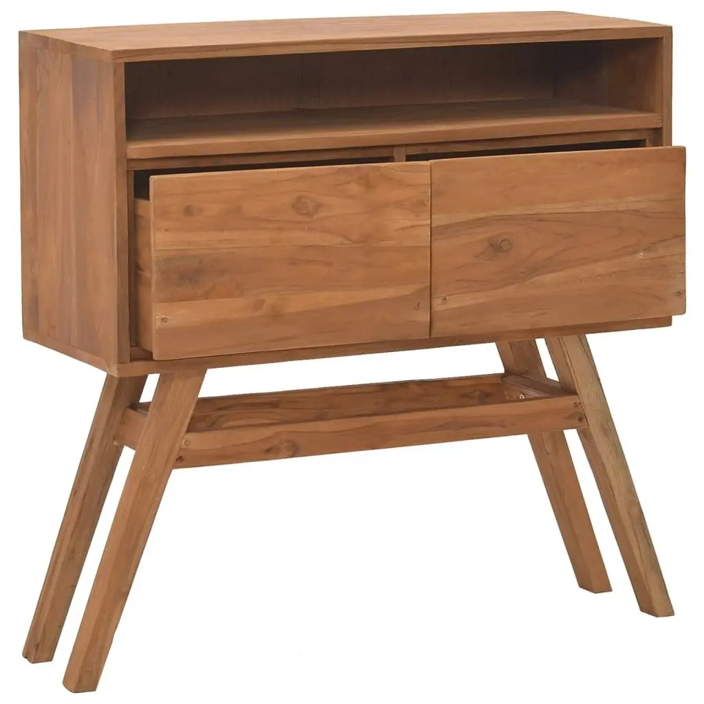 Console Table 80x30x80 cm Solid Teak Wood 326135