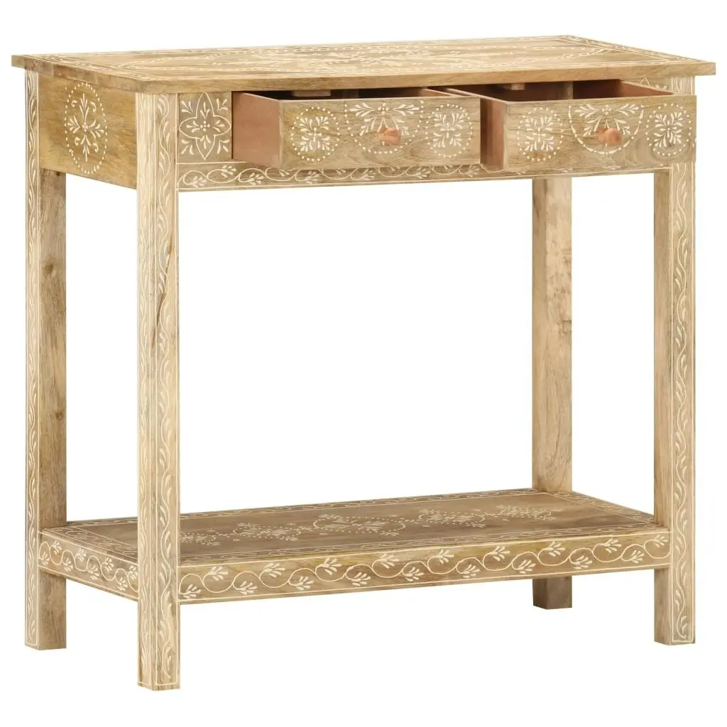 Console Table 80x35x74 cm Solid Mango Wood 320379