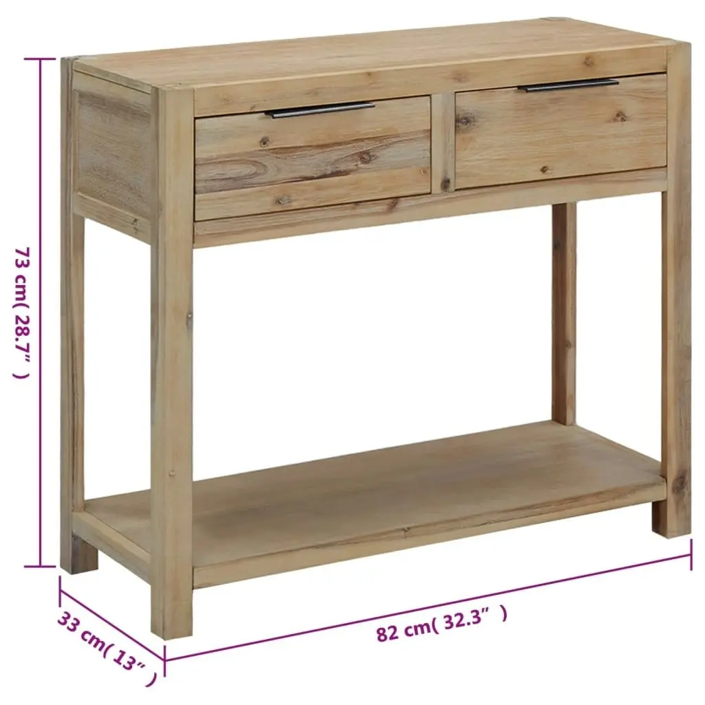 Console Table 82x33x73 cm Solid Acacia Wood 245684