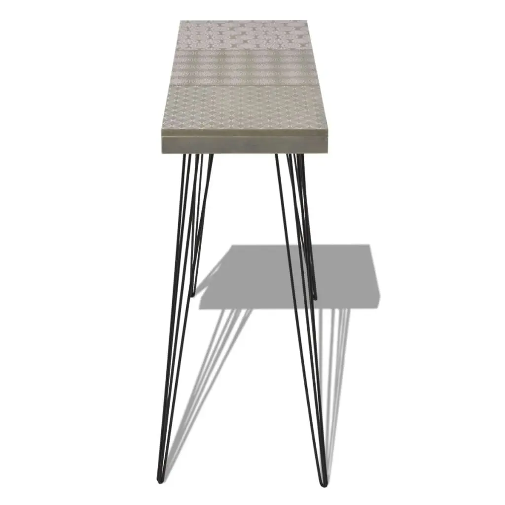 Console Table 90x30x71.5 cm Grey 243401