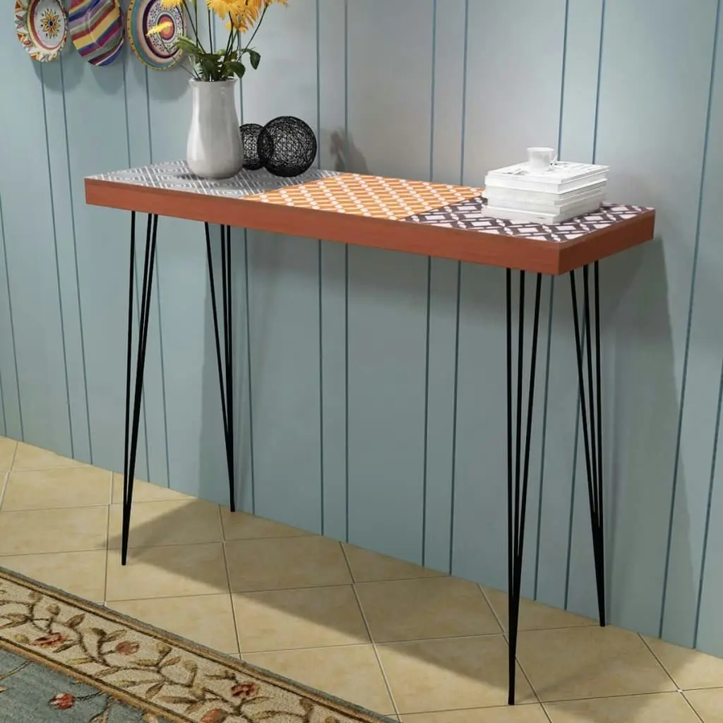 Console Table 90x30x71.5 cm Brown 243400