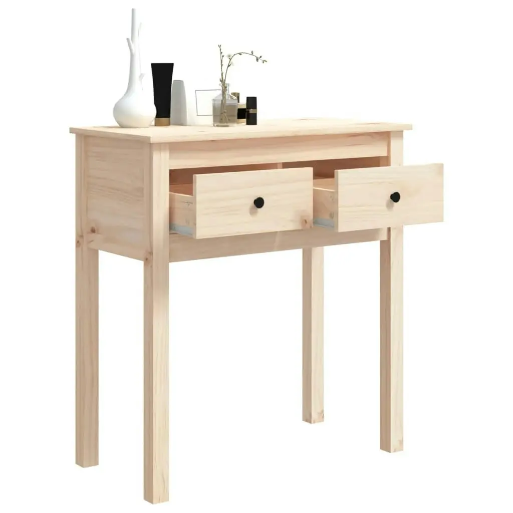 Console Table 70x35x75 cm Solid Wood Pine 814609