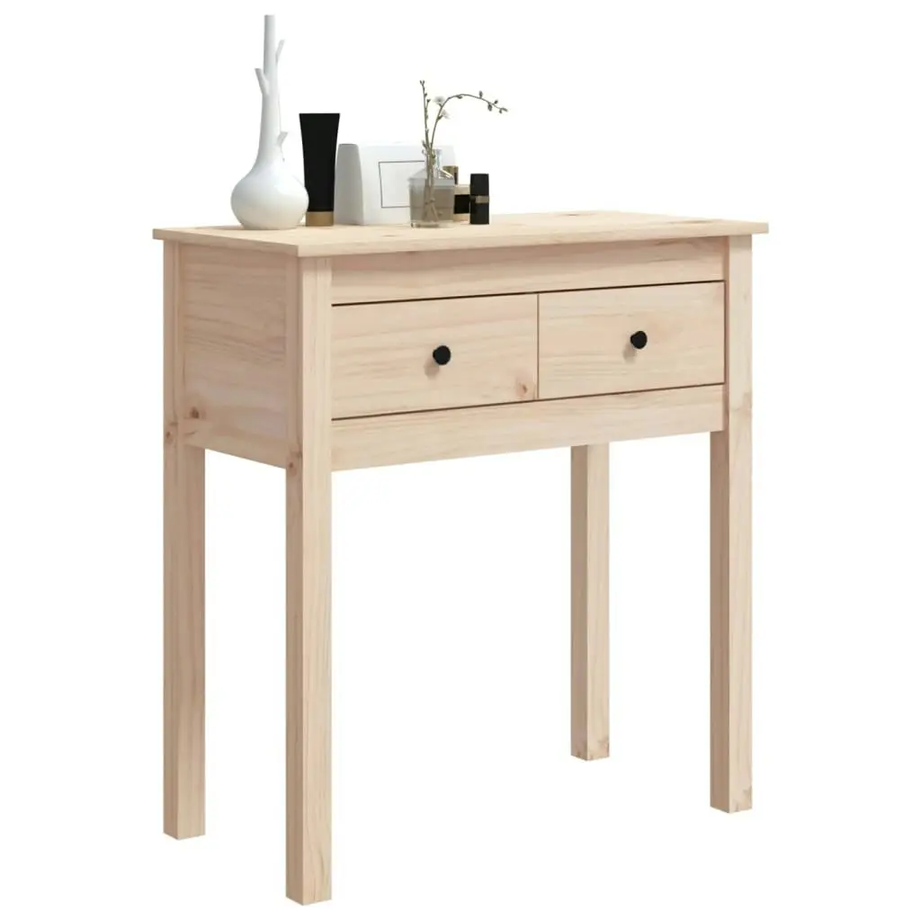 Console Table 70x35x75 cm Solid Wood Pine 814609