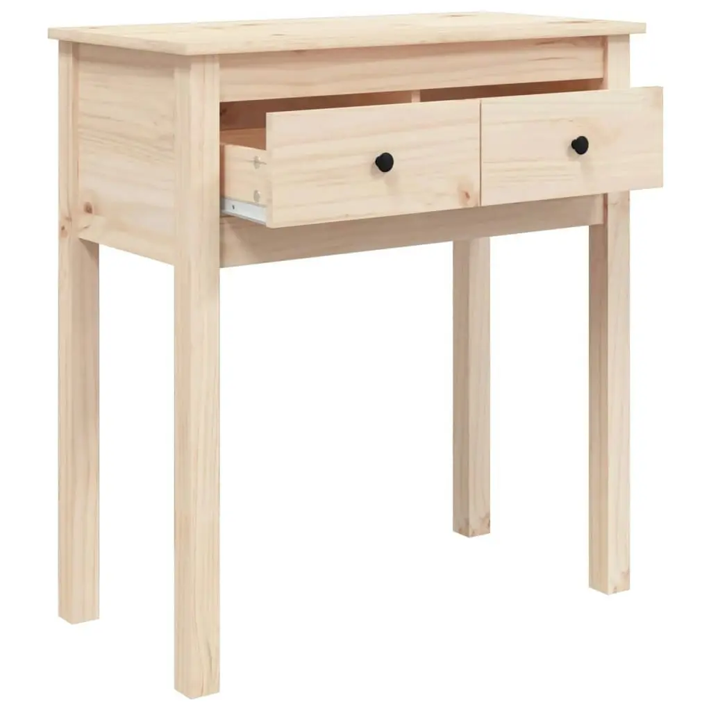 Console Table 70x35x75 cm Solid Wood Pine 814609