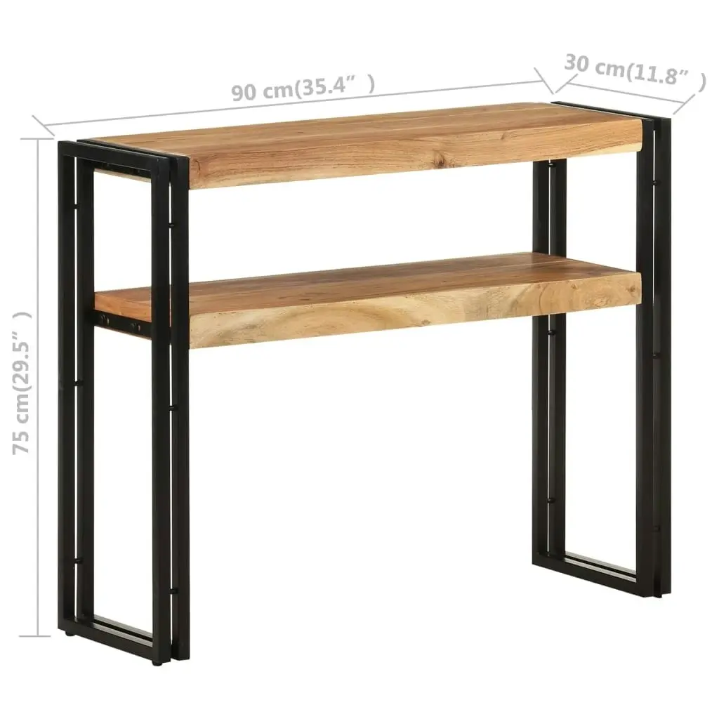 Console Table 90x30x75 cm Solid Acacia Wood 321097