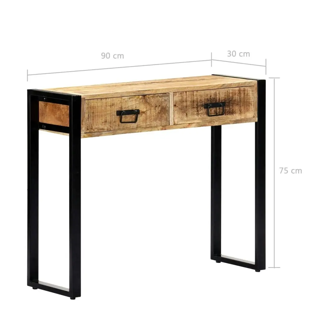 Console Table 90x30x75 cm Solid Mango Wood 247920