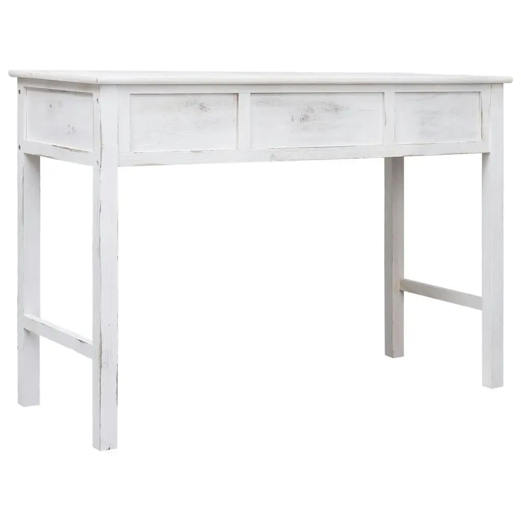 Console Table Antique White 110x45x76 cm Wood 284162