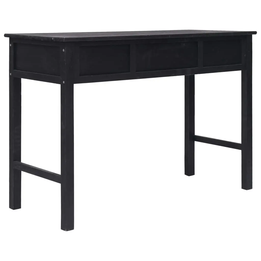 Console Table Black 110x45x76 cm Wood 284161