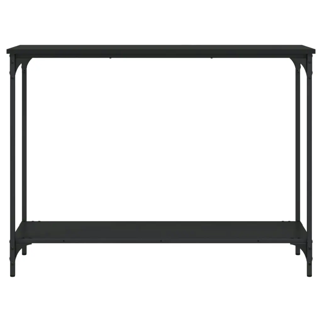 Console Table Black 101x30.5x75 cm Engineered Wood 837702