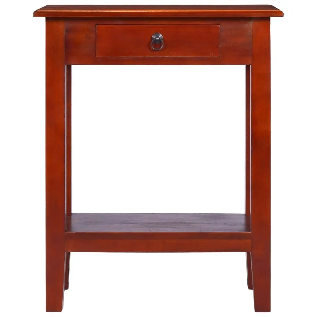 Console Table Classical Brown 60x30x75 cm Solid Mahogany Wood 288874