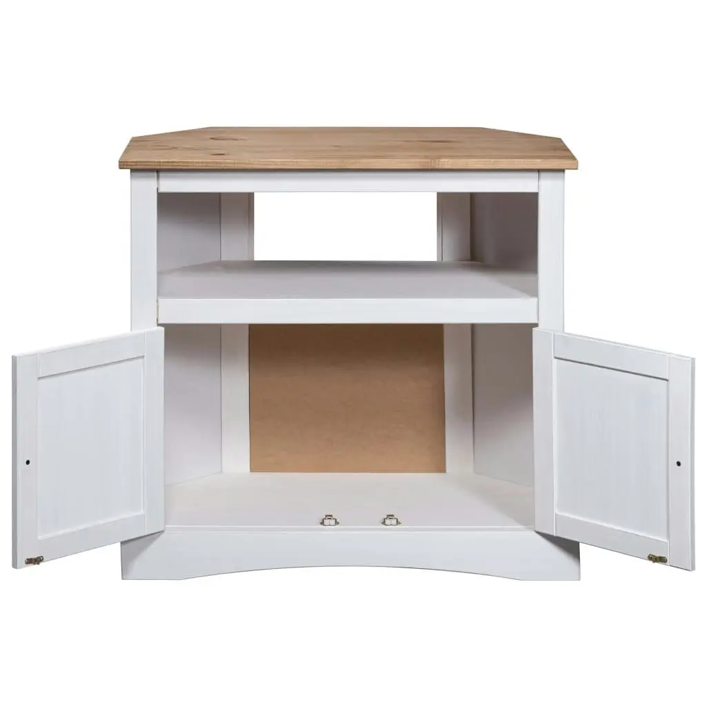 Console Table Mexican Pine Corona Range White 80x43x78 cm 282630