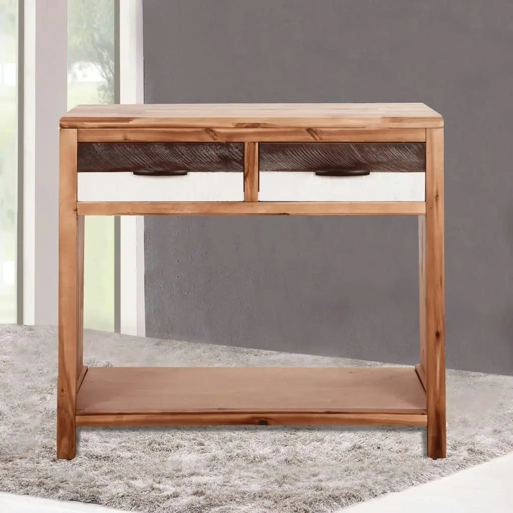 Console Table Solid Acacia Wood 86x30x75 cm 246045