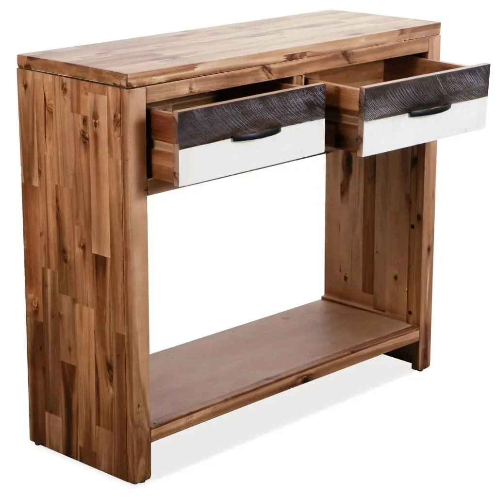 Console Table Solid Acacia Wood 86x30x75 cm 246045