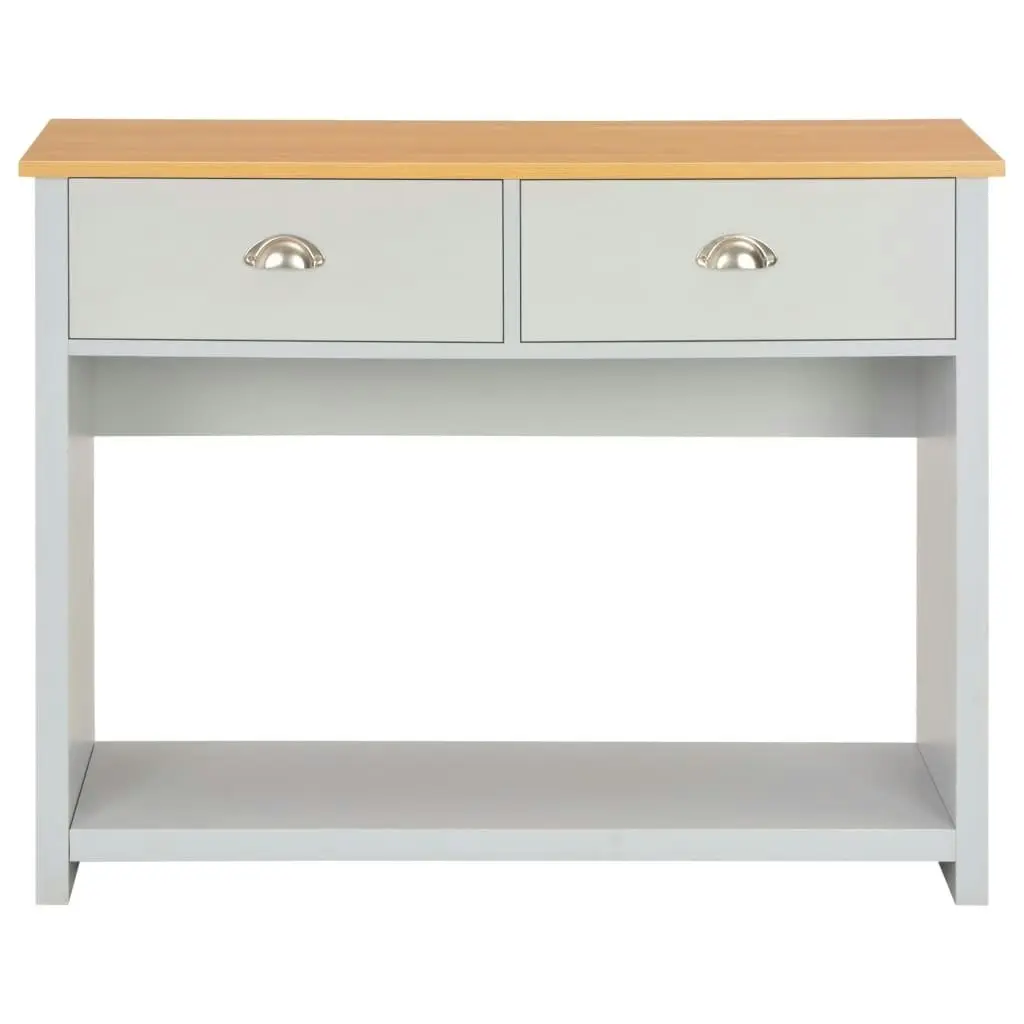 Console Table Grey 97x35x76 cm 283741